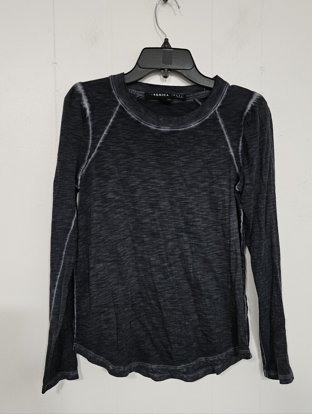 Veronica Beard Mason Long Sleeve Baseball Tee - Picture 3 of 8
